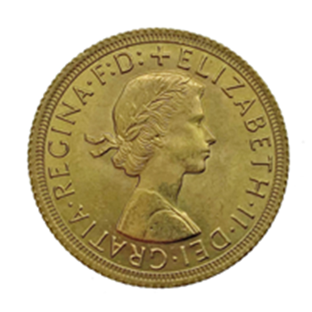 Gold Sovereign Elizabeth II Pre-Decimal 1958