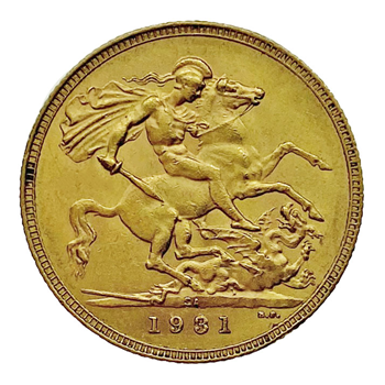 Gold Sovereign George V 1931 South African Mint