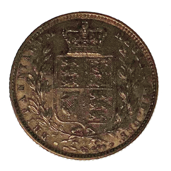 Sovereign  Shield -Victoria Young Head 1873 L