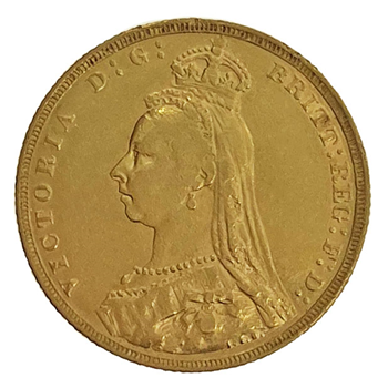 Gold Sovereign - Victoria Jubilee Head 1890 London