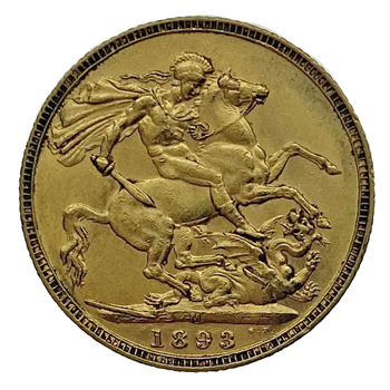 Gold Sovereign - Victoria Jubilee Head 1893