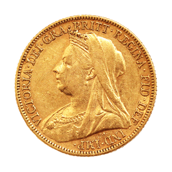 Gold Sovereign - Victoria Old Head 1897