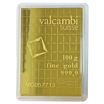 Gold Valcambi Suisse  Combi Bar 100 x 1g