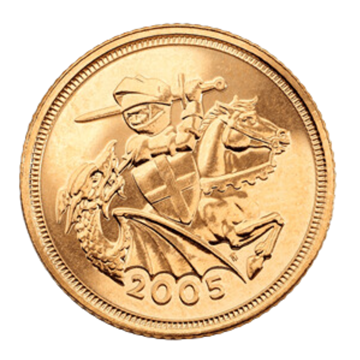 Gold Half Sovereign 2005