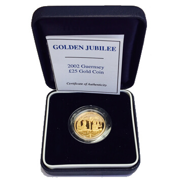 Gold £25 Gold Coin - Guernsey