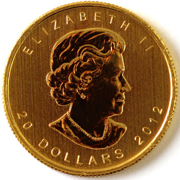 1/2 Oz Gold Canadian Maple Coin
