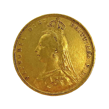 Gold Half Sovereign - Victoria Jubilee 1892 London