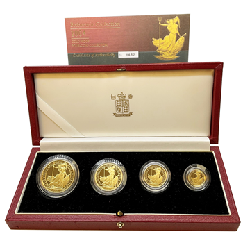 2004 Britannia 4 Gold Proof Box Set