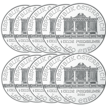 2025 Silver Philharmonic 1 Oz - 10 Coins