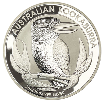 10 Oz Silver Kookaburra Coin 2012