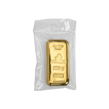 Cooksons Certified 250g Gold Bar