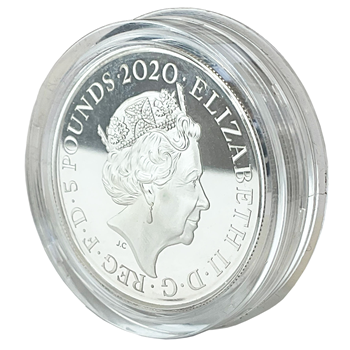 2020 Silver 5 Pound Remembrance coin 