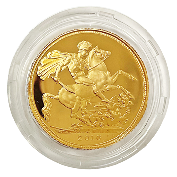 Gold Sovereign 2016 - Loose Proof