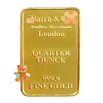 Low Grade 1/4 Oz Gold Bar