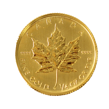 Low Grade 1/4 Oz Gold Maple