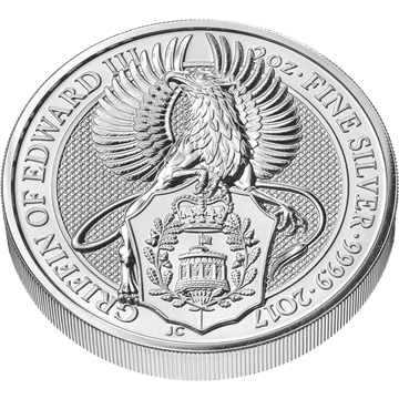 2 Oz Silver Griffin Of Edward 2017