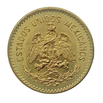 Mexican Diez 10 Pesos Gold Coin