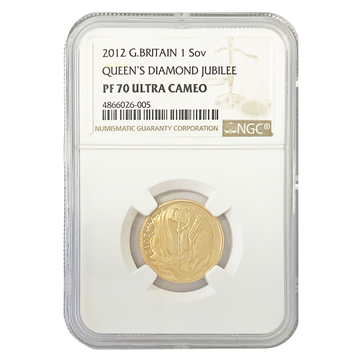 Graded Gold Full Sovereign 2012