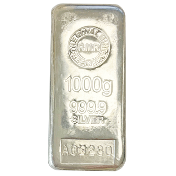 1 Kg Silver Bar Royal Mint Refinery