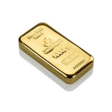 Cooksons Certified 1 Kg Gold Bar