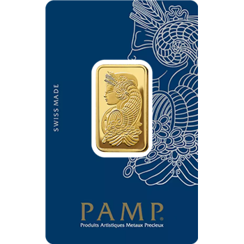 Certified 20g Gold Bar PAMP Fortuna