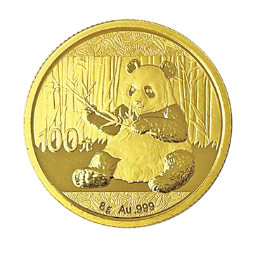 8g Chinese Panda Gold Coin