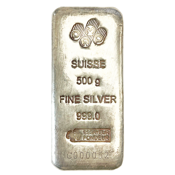 PAMP Suisse 500g Silver Bar