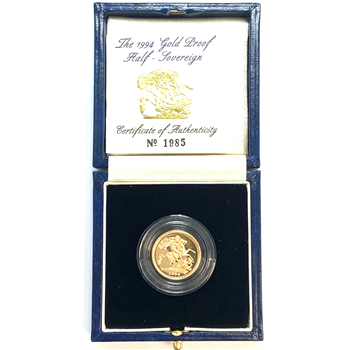 Proof Gold Half Sovereign-Elizabeth II 1994 