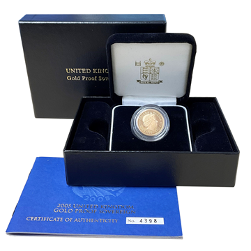 Proof Gold Sovereign 2005