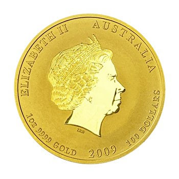 1 Oz Gold Lunar Ox Perth Mint 