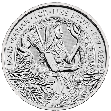 1 Oz Silver Maid Marian