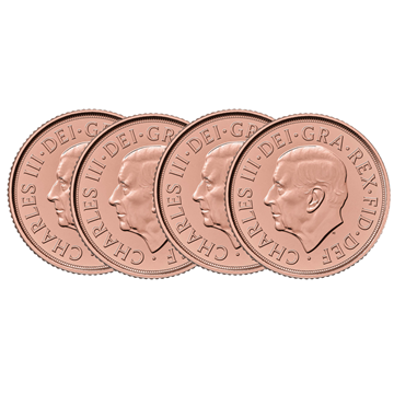 2025 Last Of The Rose Gold Sovereign - 4 Coins