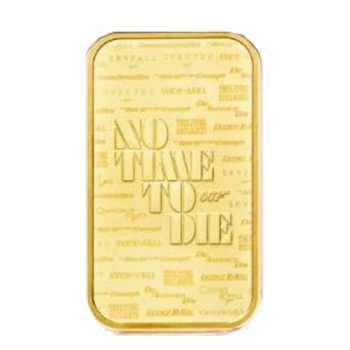 Royal Mint -007 James Bond 1oz Gold Bar (UnSealed)