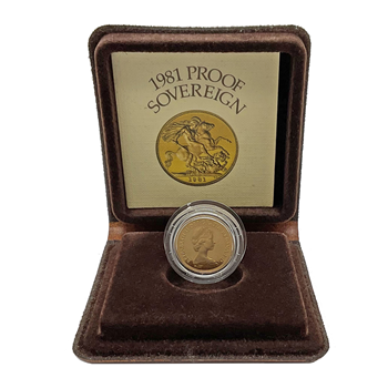 Gold Sovereign 1981 Proof Coin