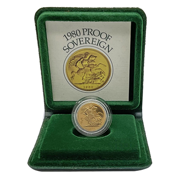 Gold Sovereign 1980 Proof Coin