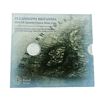 Silver 1/4 Oz SS Gairsoppa Britannia