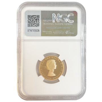 St Helena Full Sovereign Graded PF6 2021