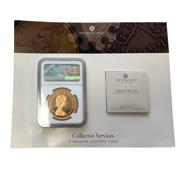 Graded 1980 Gold Five Sovereign PF69