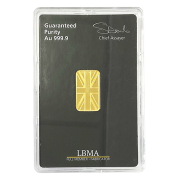 Cooksons Certified 5g Gold Bar