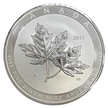 10oz Canadian Maple Silver Coin