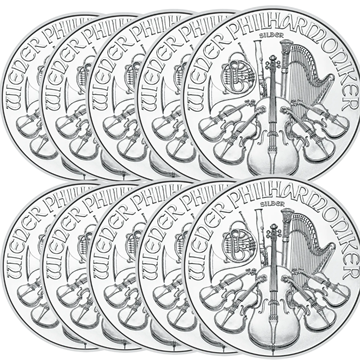 2025 Silver Philharmonic 1 Oz - 10 Coins