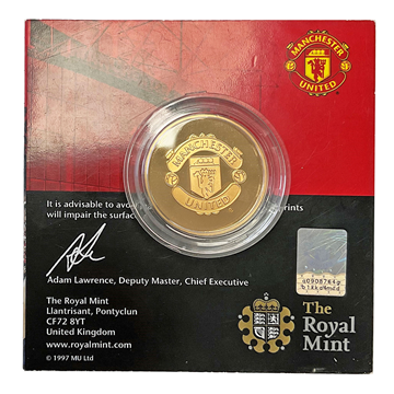 Manchester United Medallion gold coin