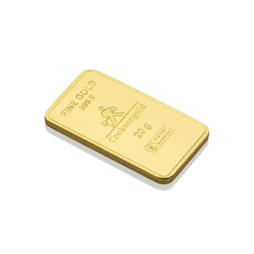 Cooksons Certified 20g Gold Bar