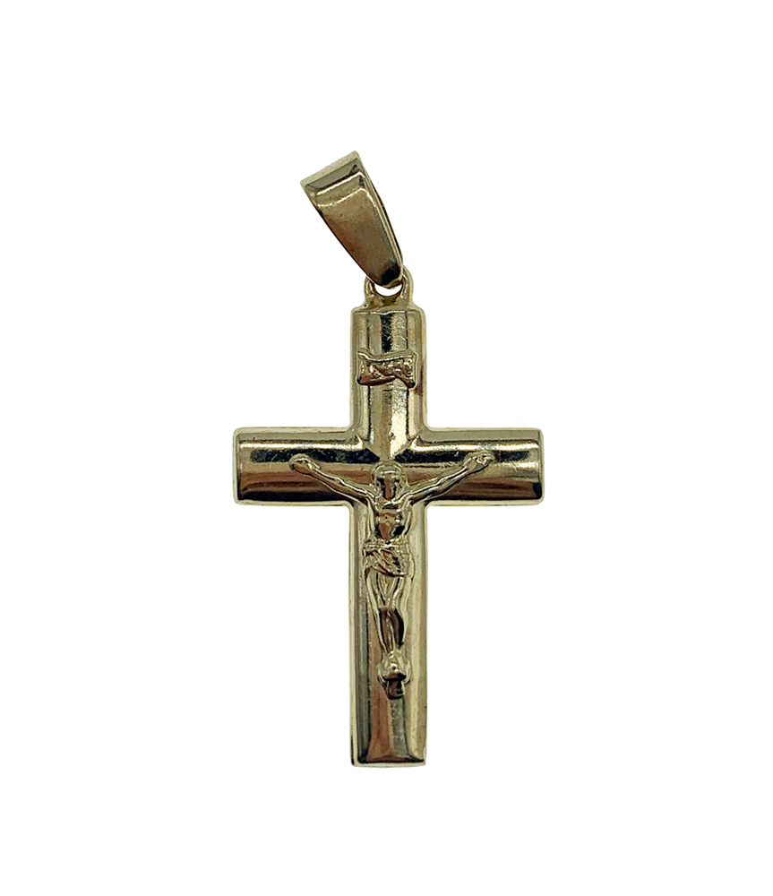 Buy 9ct Yellow Gold Crucifix | Hatton Garden Metals