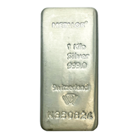 1 Kg  Silver Bar Metalor 