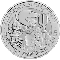 1 Oz Britannia & Liberty Silver Coin 2024