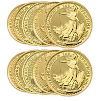 1 Oz Gold Britannia - 10 Coin Bundle 