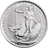 1 Oz Silver Britannia - 25 Coin Tube 