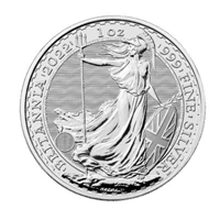 1 Oz Silver Britannia 2022