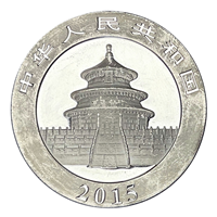 1 Oz Silver Chinese Panda 2015 